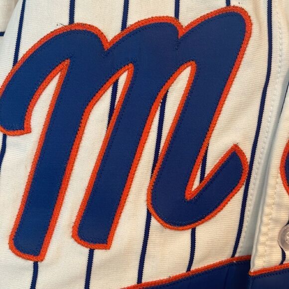 Mets MLB # three jersey vintage Ripon  athletic xl  made in Berlin Wisconsin. - Picture 4 of 6